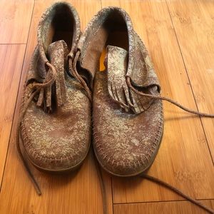 Vans Fringe leather moccasins